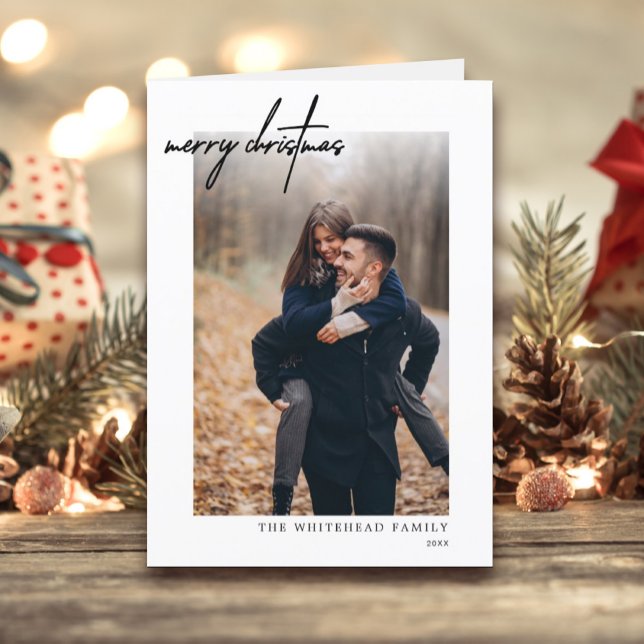 Det moderna Helgdag julkort Helgkort (Skapare uppladdad)