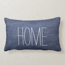 Det moderna hemmet för jeansdenimanpassningsbar lumbarkudde