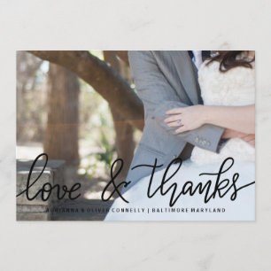 Det moderna kärlek och tack kopplar ihop fotoet