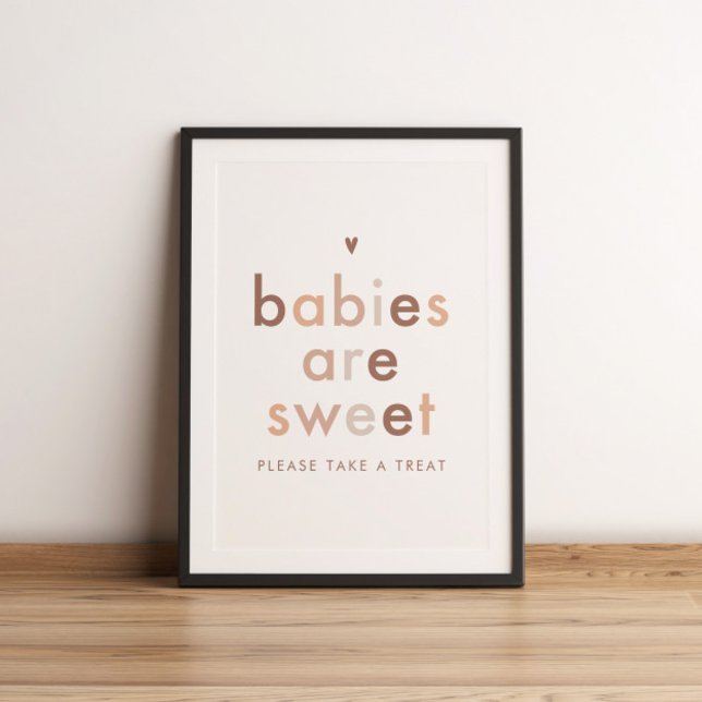 Det moderna könsneutrala Spädbarnen är Sweet Bord Poster (Skapare uppladdad)