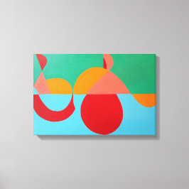 Det moderna konsttrycket Orange Clef Canvastryck