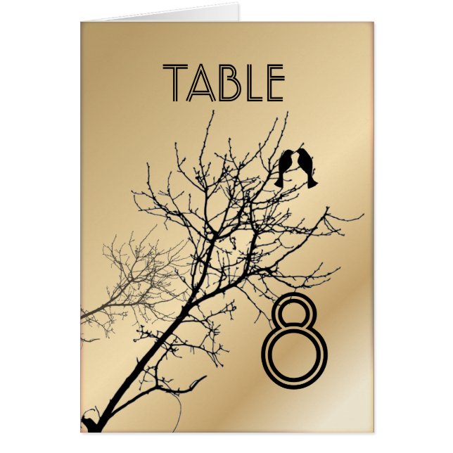 det moderna love birds-landsbyggsbröllopet OBS kort (Framsidan)