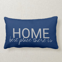 Det moderna marinblåa HEM- bäst stället där är