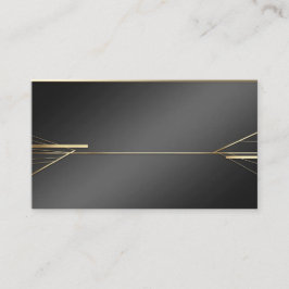 Det moderna minimalistiska Affärskortet Black och Visitkort