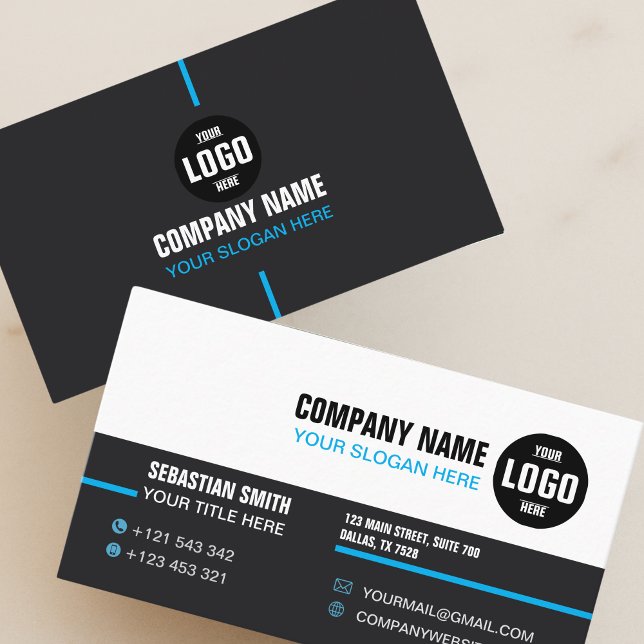 Det moderna minimalistiska Affärskortet | Elegant  Visitkort (Modern Business Card - Minimalist & Professional Design)