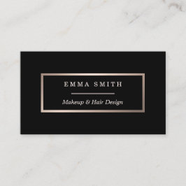 Det moderna minimalistiska Affärskortet Svarta Ro  Visitkort