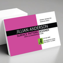 Det moderna minimalistiska Rosa och svart Affärsko