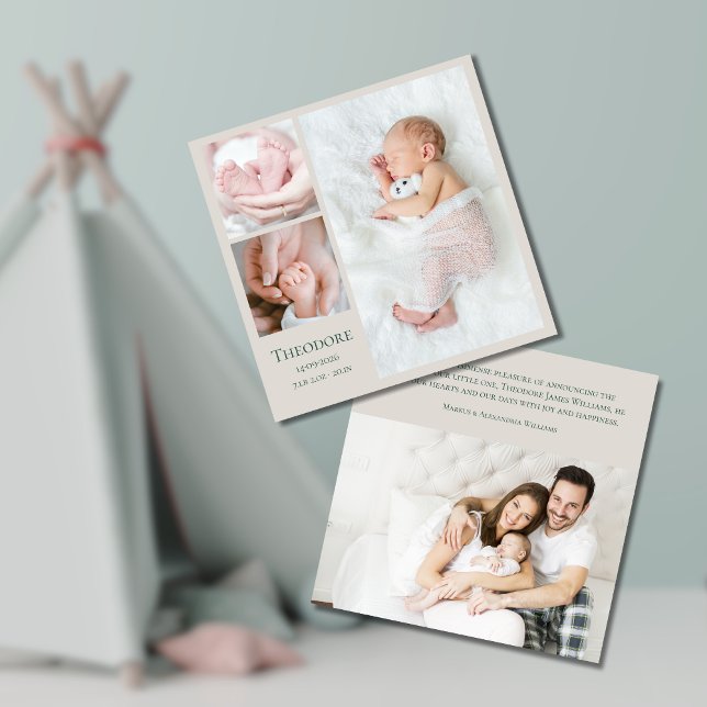 Det moderna minsta födelsemeddelandet om Pojke (Skapare uppladdad)