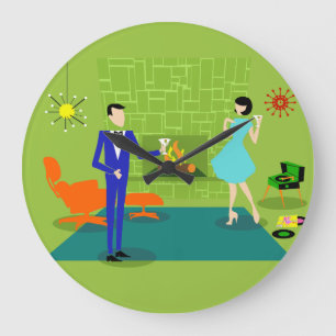 Det moderna mitt- århundradet kopplar ihop stor klocka