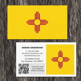 Det moderna New mexico-Affärskortet, Flagga / USA Visitkort
