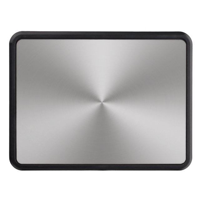 Det moderna Silver-borstat Metall-utseendet Hitch  Dragkroksskydd (Framsidan)