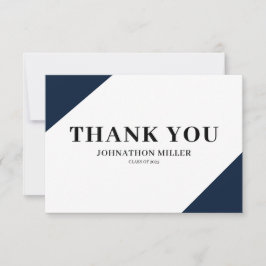 Det moderna Studenten-kortet med stort tack