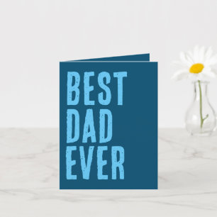 Det moderna Trendiget Bästa Pappa-kortet någonsin Kort