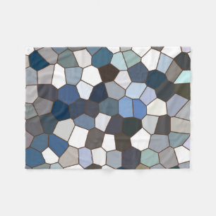 Det moderna Trendiget Earth Toned Mönster Fleecefilt