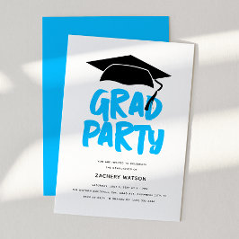 Det moderna Trendiget GRAD Party Studenten Inbjudningar