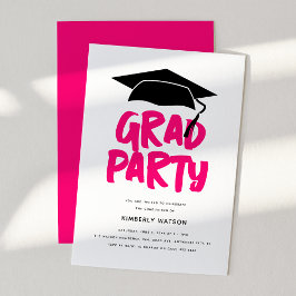 Det moderna Trendiget GRAD Party Studenten Inbjudningar