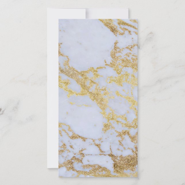 Det moderna Trendiget Guld Glitter Marble (Framsida)