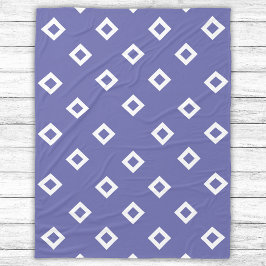Det moderna Trendiget Mycket peri Geometric Mönste Fleecefilt