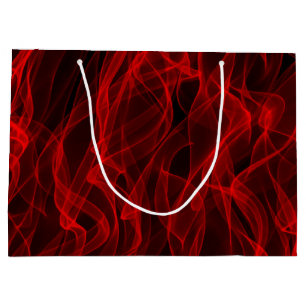 Det moderna Trendiget Neon Red Curvy Line Abstrakt