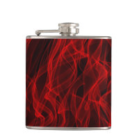 Det moderna Trendiget Neon Red Curvy Line Abstrakt
