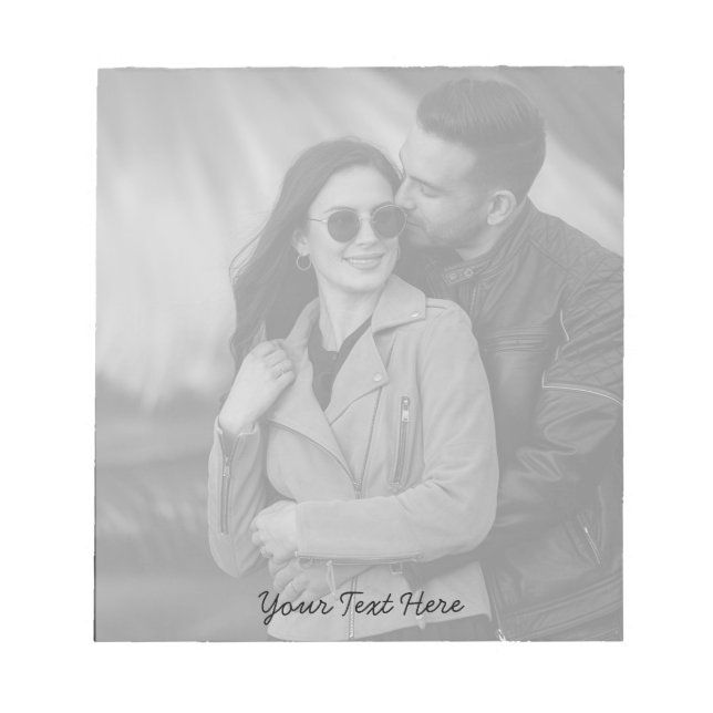 Det moderna Trendiget Skapar din egen bild och tex Anteckningsblock (Framsida)