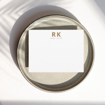 Det moderna Trendigets minimalistiska Guld 2-monog