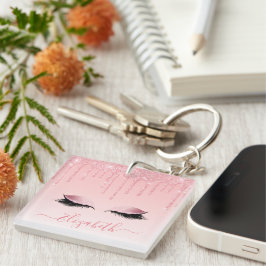 Det moderna Trendigets Snyggt Rosa Glitter Lash