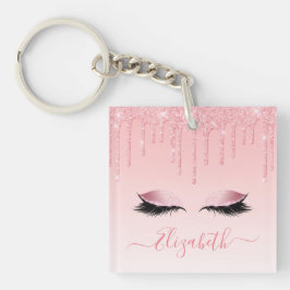 Det moderna Trendigets Snyggt Rosa Glitter Lash