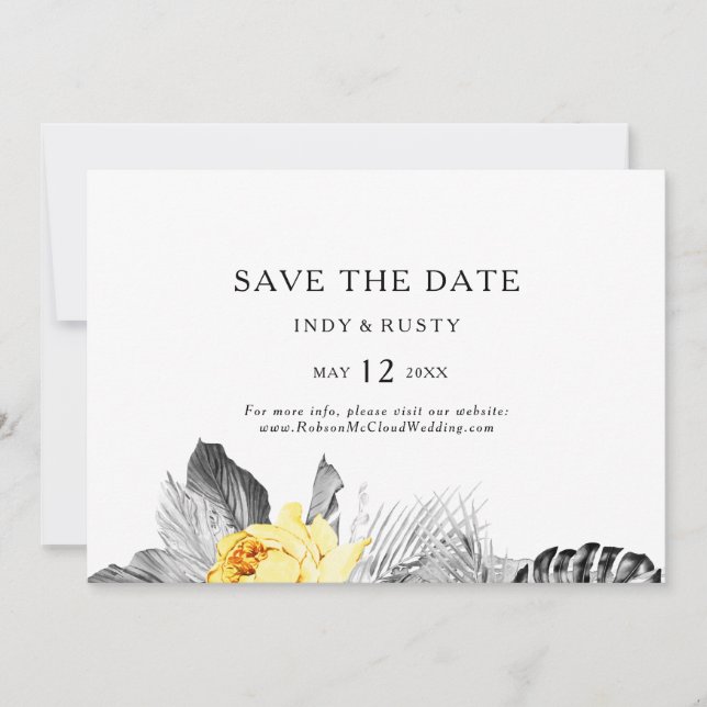 Det moderna tropiska Vågrät Spara datum Spara Datumet (Framsida)