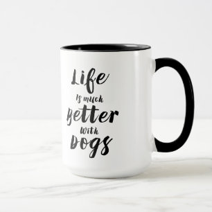 Det moderna typografiska livet är mycket bättre me mugg