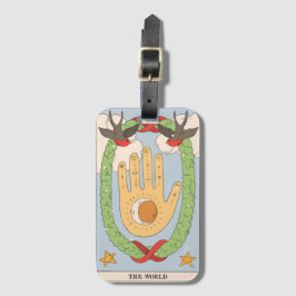 Det moderna World Major Arcana-tarotkortet Bagagebricka