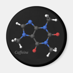 det molekylära koffeinet 3D modellerar magneten Magnet