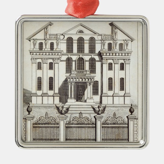 Det Monmouth huset, Soho kvadrerar Julgransprydnad Metall (Framsidan)