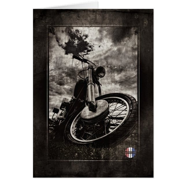 Det moody himmelkortet hälsningskort (Framsidan)