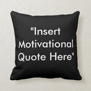 Det Motivational citationstecknet kudder Kudde