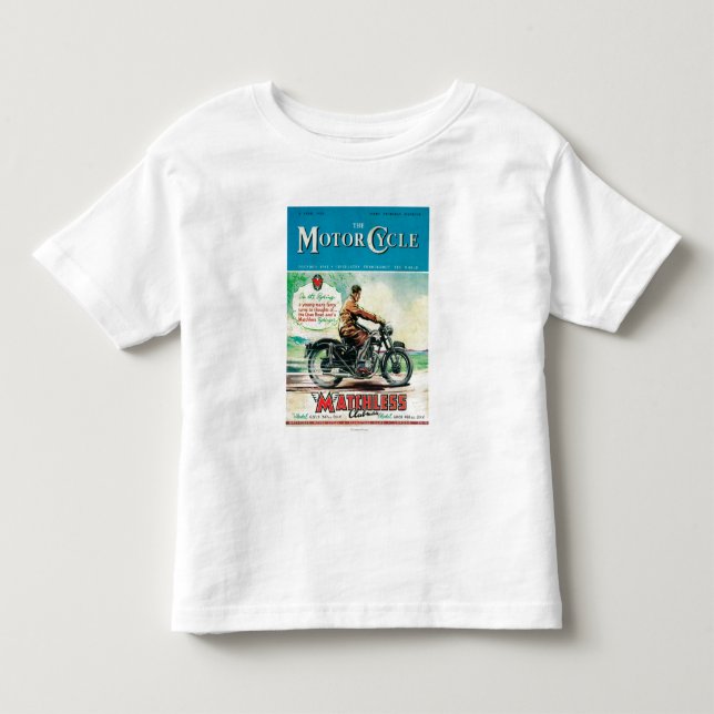 Det motoriskt cyklar tidskriften täcker tee shirt (Framsida)