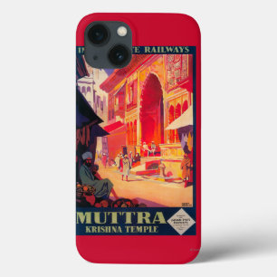 Det Muttra Krishna tempelet reser affischen