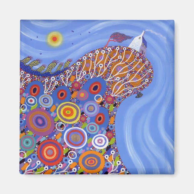 Det mycket osäkra får 2014 magnet (Framsidan)