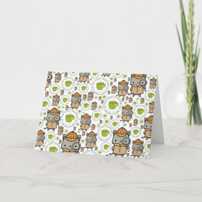 Det Mysiga Bok-kortet för Mysteri Klubb Kort (Framsida)