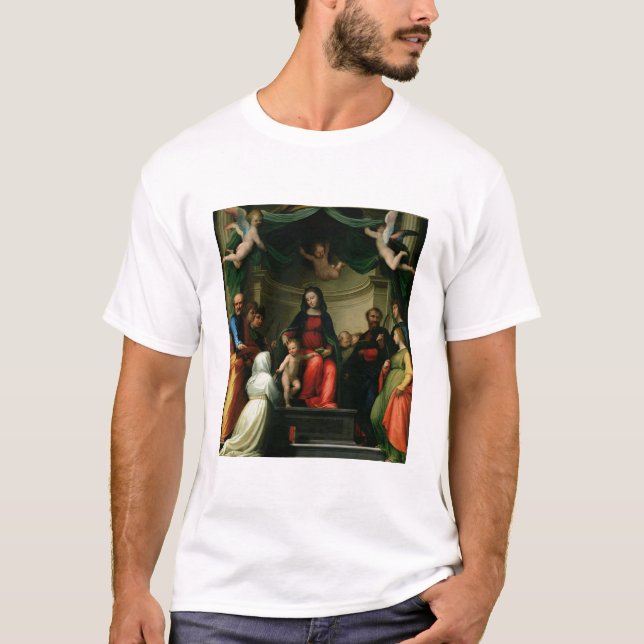 Det Mystic giftermål av St. Catherine av Siena med T-shirt (Framsida)