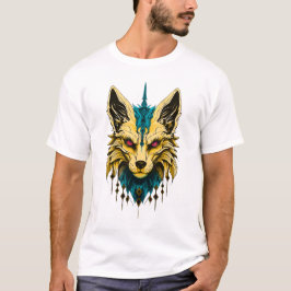 Det mystiska rävhuvudet, ädel och mystisk. t shirt