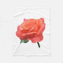 Det nära övre fotoet av singeln steg fleecefilt