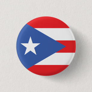 Det nationella flagga Puerto Rico Knapp