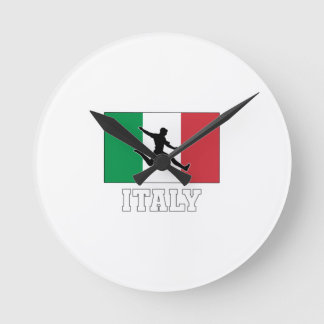 Det nationella fotbollslaget i italien rund klocka