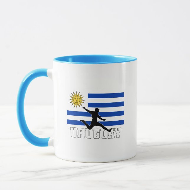Det nationella fotbollslaget i Uruguay Mugg (Vänster)