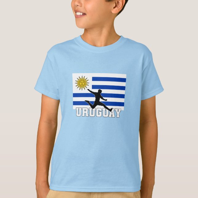 Det nationella fotbollslaget i Uruguay T Shirt (Framsida)