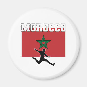 Det nationella fotbollslaget Morrocco Magnet
