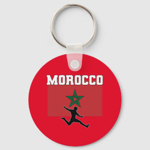 Det nationella fotbollslaget Morrocco Nyckelring
