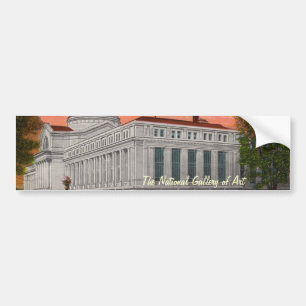 Det nationella galleriet av Art Bumper Sticker Bildekal