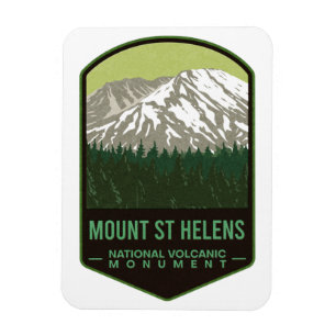 Det nationella Volcanic-monumentet i Saint Helens Magnet